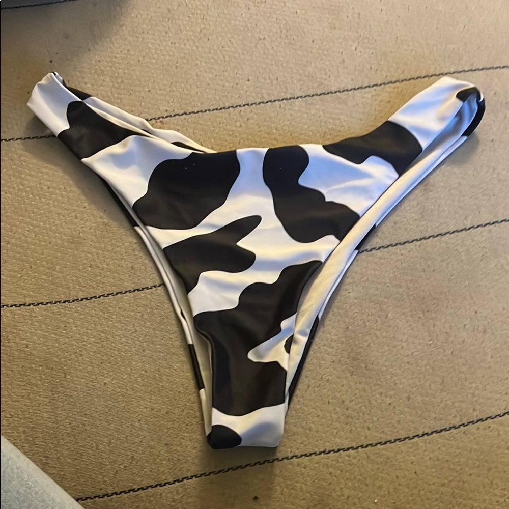Black and White Camo Bikini Bottom